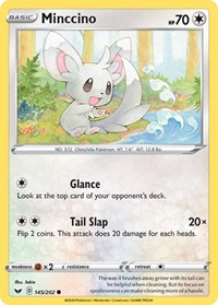 Minccino 145/202 · Reverse Holo