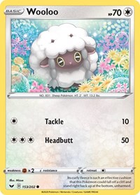 Wooloo 153/202 · Reverse Holo