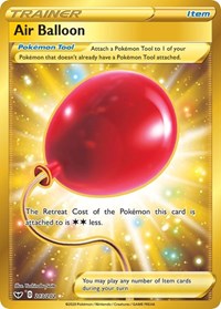 Air Balloon Secret 213/202 Sword & Shield Base Set Pokémon card