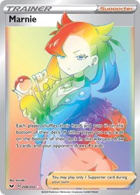 Marnie Secret 208/202 Sword & Shield Base Set Pokémon card