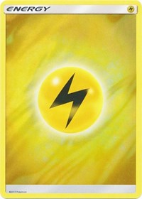 Lightning Energy (2017 Unnumbered) (Wave Foil) Deck Exclusives Reverse Holo Pokémon card