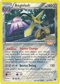Aegislash (Regional Championships) 085/146 · Reverse Holo