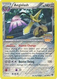 Aegislash (Regional Championships) [Staff] 085/146 · Reverse Holo