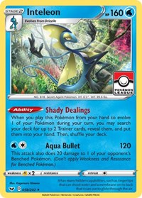 Inteleon (Pokemon League) 058/202 · Reverse Holo
