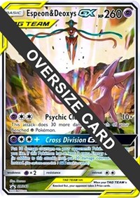 Espeon & Deoxys GX Oversized (SM Black Star Promo) SM240