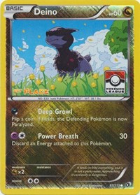 Deino (Pokemon League) [1st Place] 097/113 · Reverse Holo