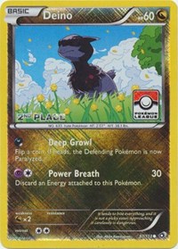 Deino (Pokemon League) [2nd Place] 097/113 · Reverse Holo