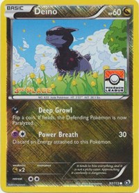 Deino (Pokemon League) [3rd Place] 097/113 · Reverse Holo