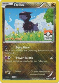 Deino (Pokemon League) [4th Place] 097/113 · Reverse Holo