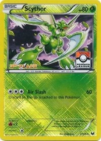 Scyther (Pokemon League) [3rd Place] 004/108 · Reverse Holo