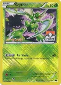 Scyther (Pokemon League) [4th Place] 004/108 · Reverse Holo