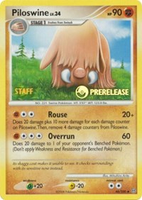 Piloswine (Prerelease) [Staff] 46/100