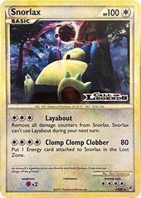 Snorlax (Prerelease) 33/95