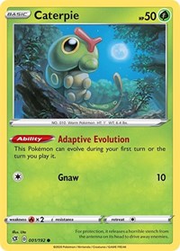 Caterpie 001/192 · Reverse Holo