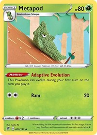 Metapod 002/192 · Reverse Holo