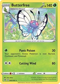Butterfree 003/192 · Reverse Holo
