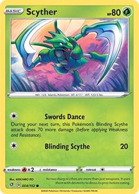 Scyther 004/192 · Reverse Holo