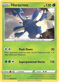 Heracross 006/192 · Reverse Holo