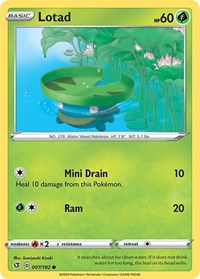 Lotad 007/192 · Reverse Holo