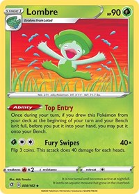 Lombre 008/192 · Reverse Holo
