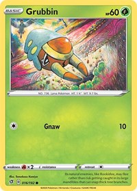 Grubbin 016/192 · Reverse Holo