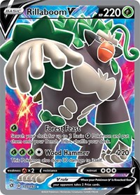 Rillaboom V Full Art 175/192