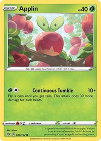 Applin 020/192 · Reverse Holo