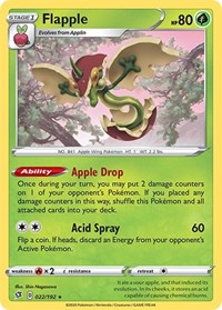 Flapple 022/192 · Reverse Holo