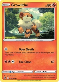 Growlithe 027/192 · Reverse Holo