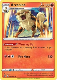 Arcanine 028/192 · Reverse Holo