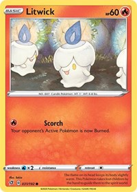 Litwick 031/192 · Reverse Holo