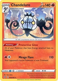Chandelure 033/192 · Reverse Holo