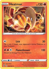 Heatmor 034/192 · Reverse Holo