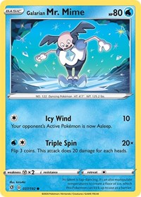 Galarian Mr. Mime 037/192 · Reverse Holo