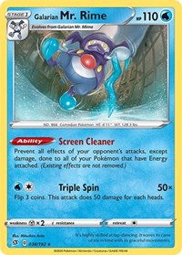 Galarian Mr. Rime 038/192 · Reverse Holo