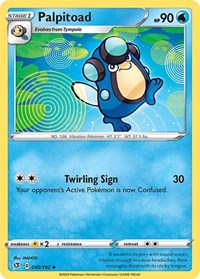 Palpitoad 045/192 · Reverse Holo