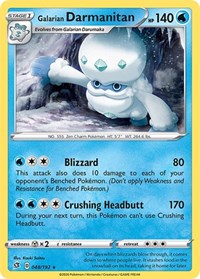 Galarian Darmanitan 048/192 · Reverse Holo