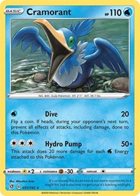 Cramorant 051/192 · Reverse Holo