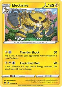 Electivire 059/192 · Reverse Holo