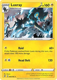 Luxray 062/192 · Reverse Holo