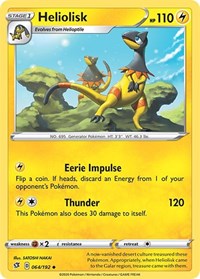 Heliolisk 064/192 · Reverse Holo