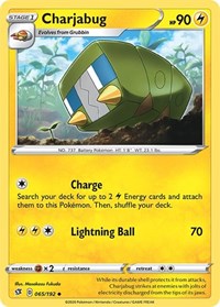 Charjabug 065/192 · Reverse Holo