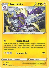 Toxtricity 069/192 · Reverse Holo