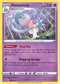Hatterene 085/192 · Reverse Holo
