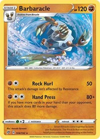 Barbaracle 104/192 · Reverse Holo