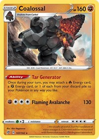Coalossal 107/192 · Reverse Holo