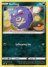 Koffing 112/192 · Reverse Holo