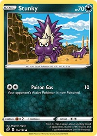 Stunky 114/192 · Reverse Holo