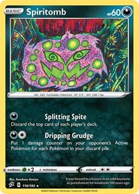 Spiritomb 116/192 · Reverse Holo
