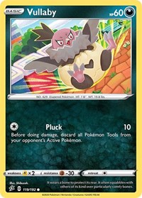 Vullaby 119/192 · Reverse Holo